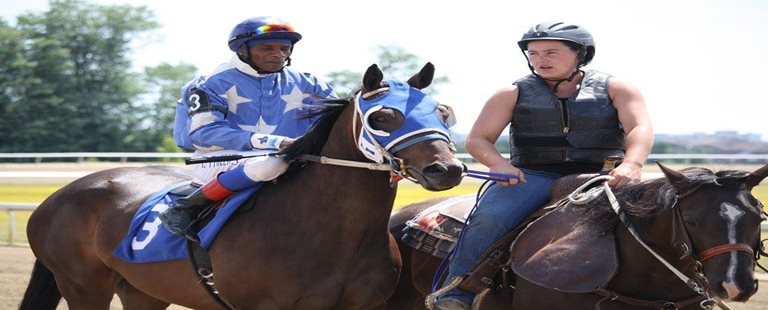 Friday's For the Love of Racing - Jennifer Gunn and Monkey