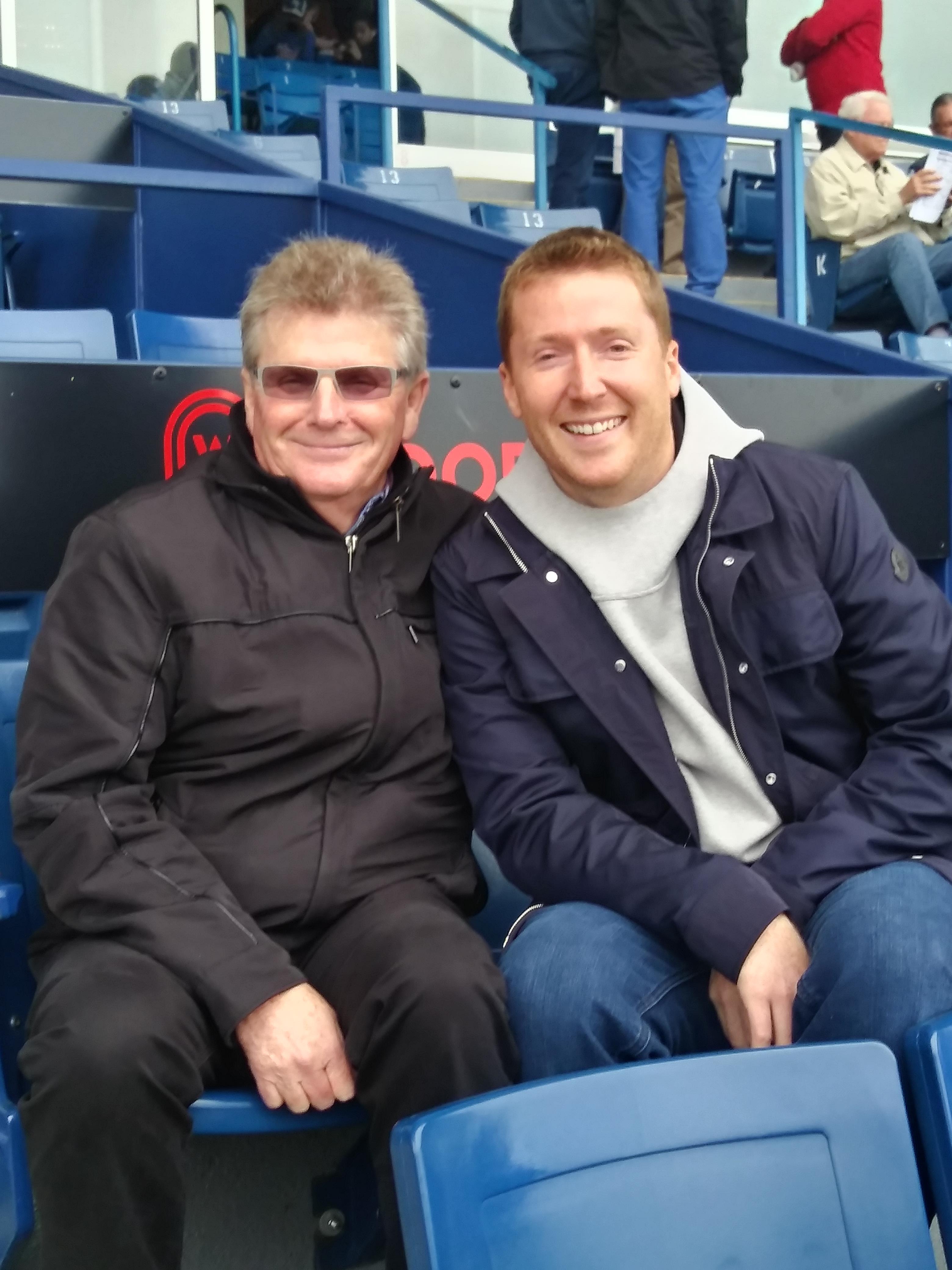 Horse owners Jim and Graeme Bruce: “It’s fun and we love it”