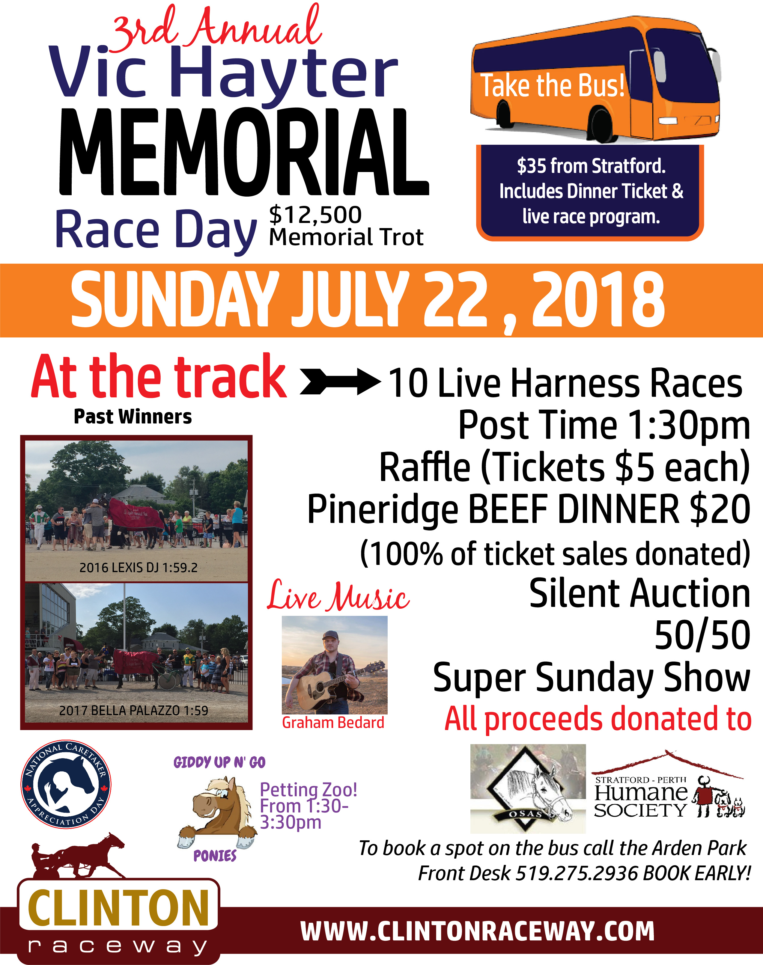 Clinton Raceway’s Vic Hayter Memorial the perfect salute to the animal lover