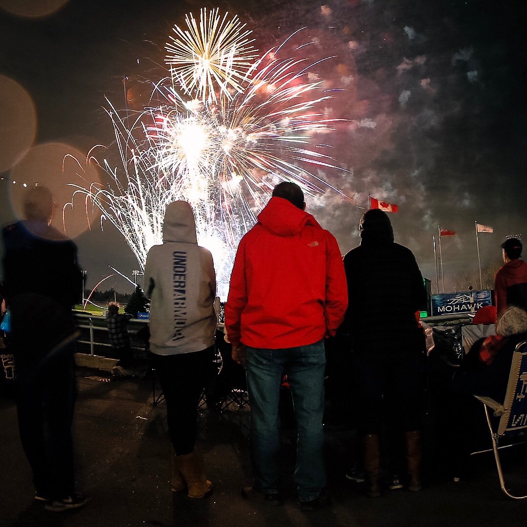 Woodbine Mohawk Park Grand Re-Opening and Fireworks Saturday